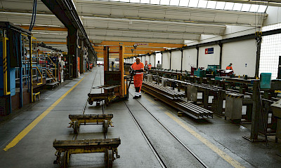 Das Bahntechnik Center der SBB in Hägendorf.